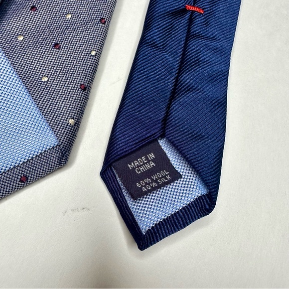 Silk & Wool Blend TOMMY HILFIGER Classic Two-Tone 3” Tie - Picture 5 of 8
